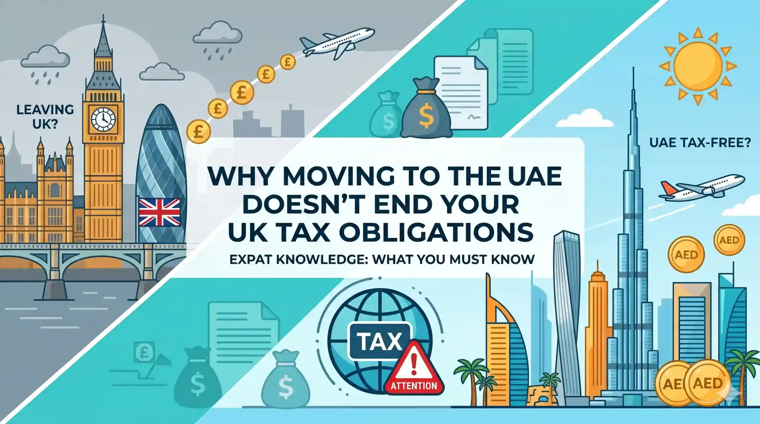 Why Moving to the UAE Doesn’t End Your UK Tax Obligations